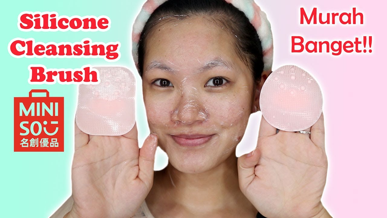 MINISO SILICONE CLEANSING BRUSH MURAH MERIAH BAGUS WAJAH JADI BERSIH