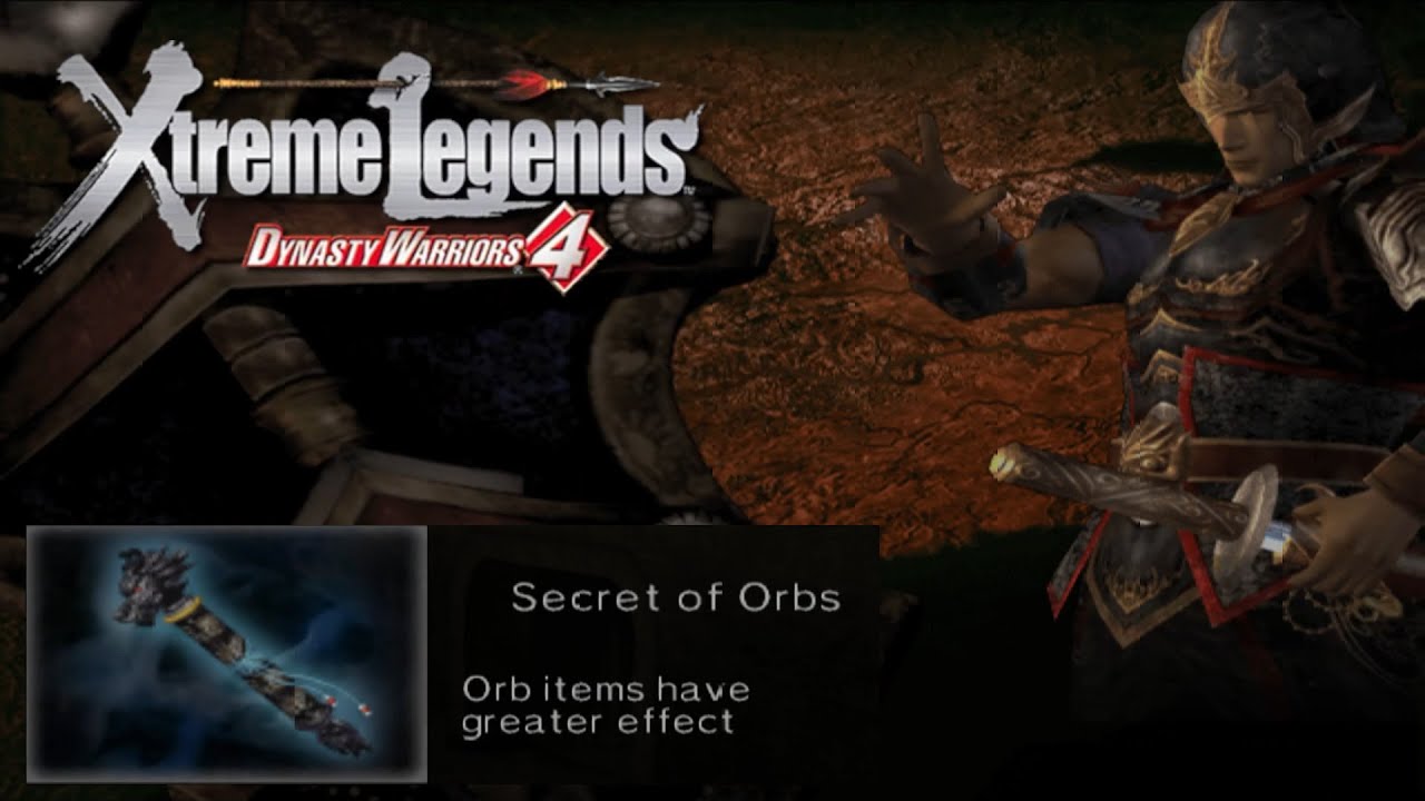 Secret of Orbs - Rare Item Guide | Dynasty Warriors 4 Xtreme Legends