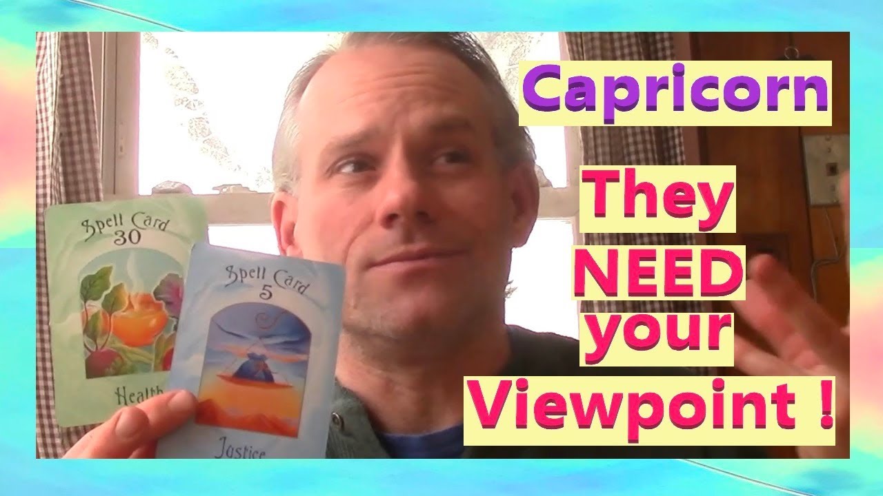 Capricorn - They NEED your Viewpoint !