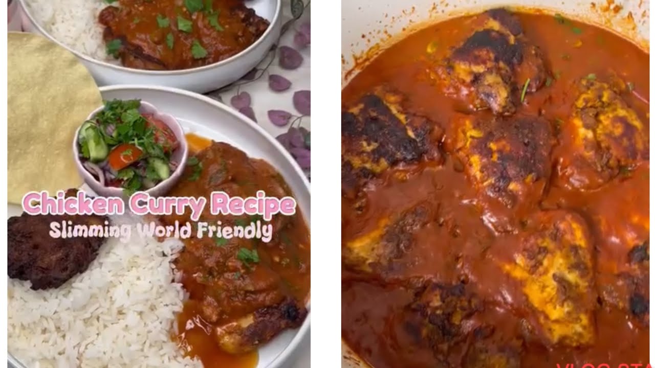 Make a gorgeous chicken curry with me / Slimming world edition