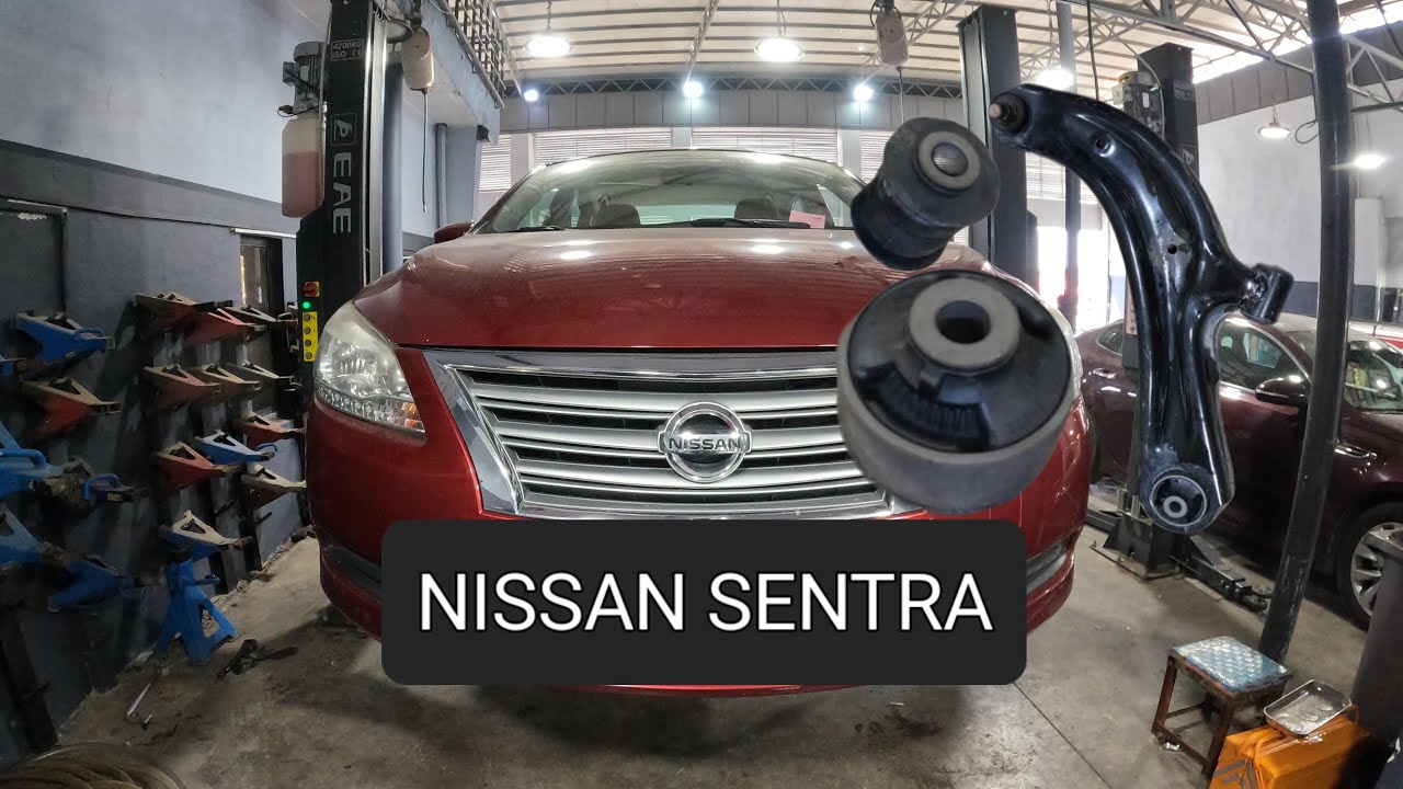 Reemplazo buje brazo de control delantero... nissan sentra 2013 - 2019