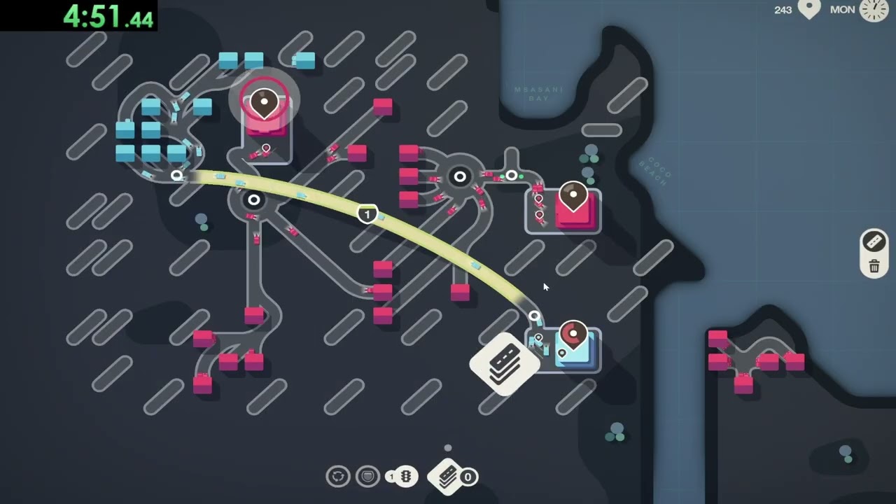 Mini Motorways - Dar es Salaam 2500 WR (12:50.833)