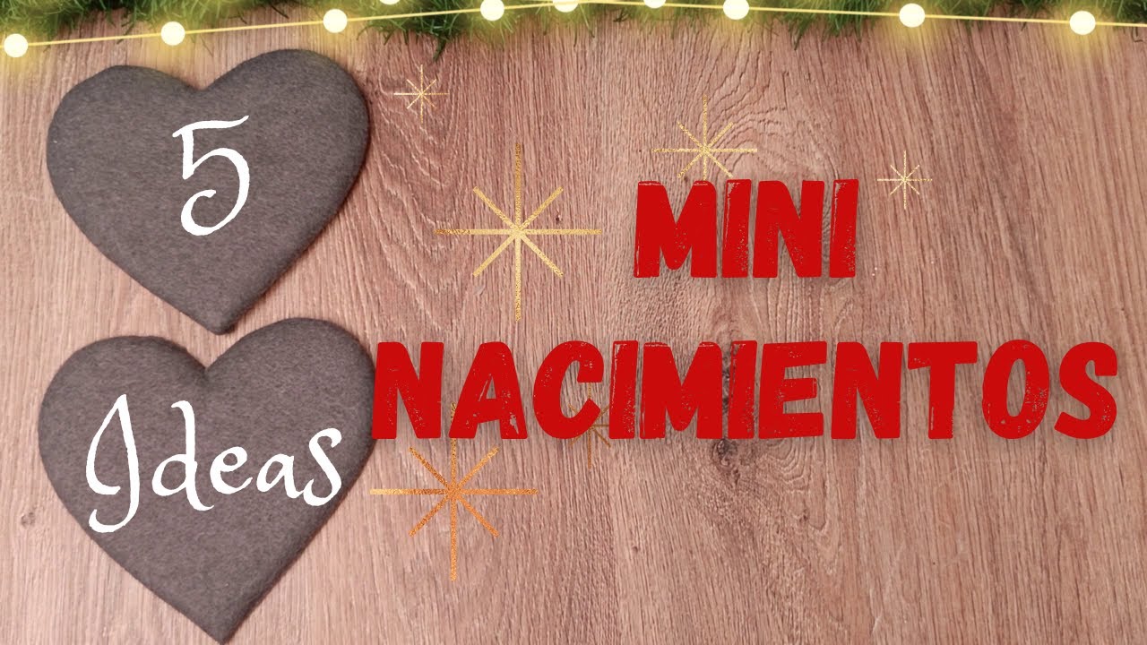 5 IDEAS FACILES DE HACER NACIMIENTOS NAVIDE&Ntilde;OS/IDEAS CON RECICLAJE/DIY CHRISTMAS/ARTESANATO NATALINO