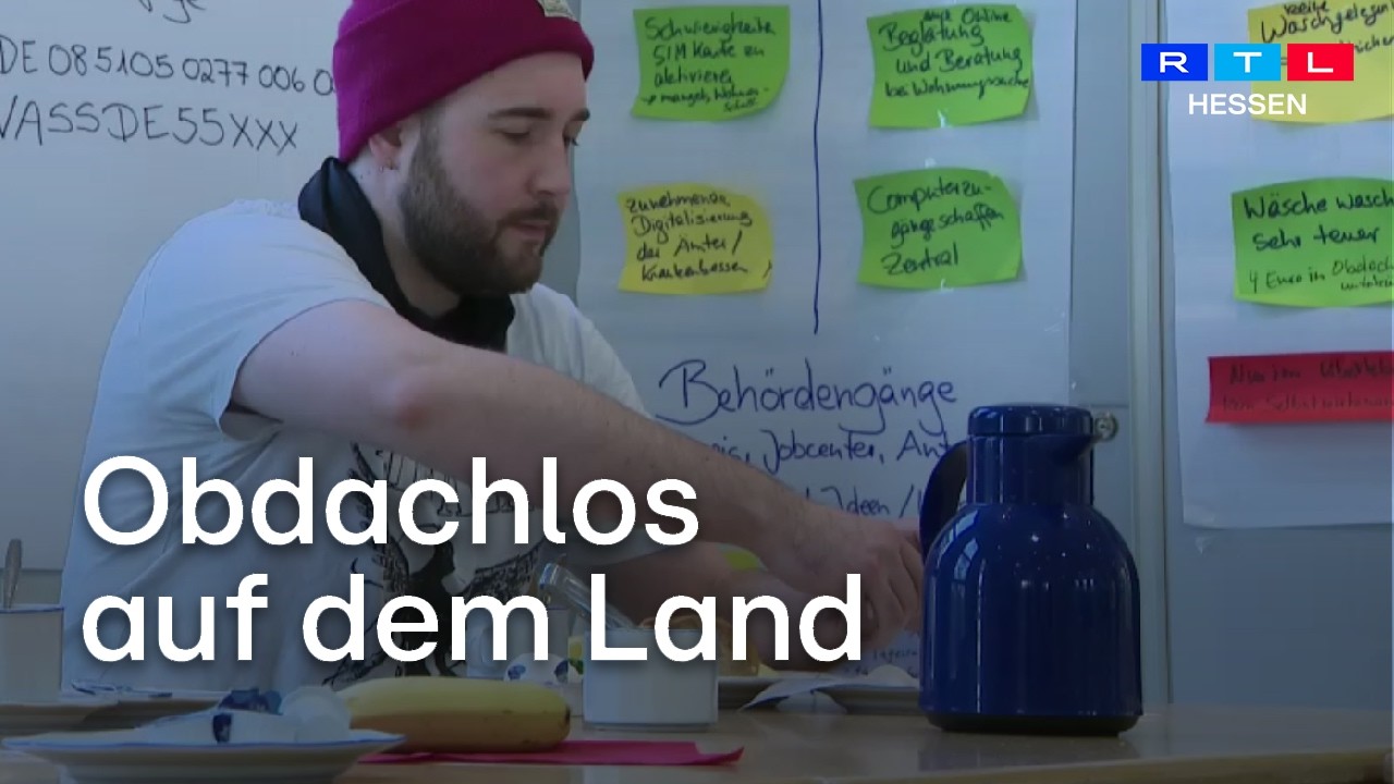 Kein Dach über dem Kopf: So wird Obdachlosen auf dem Land geholfen