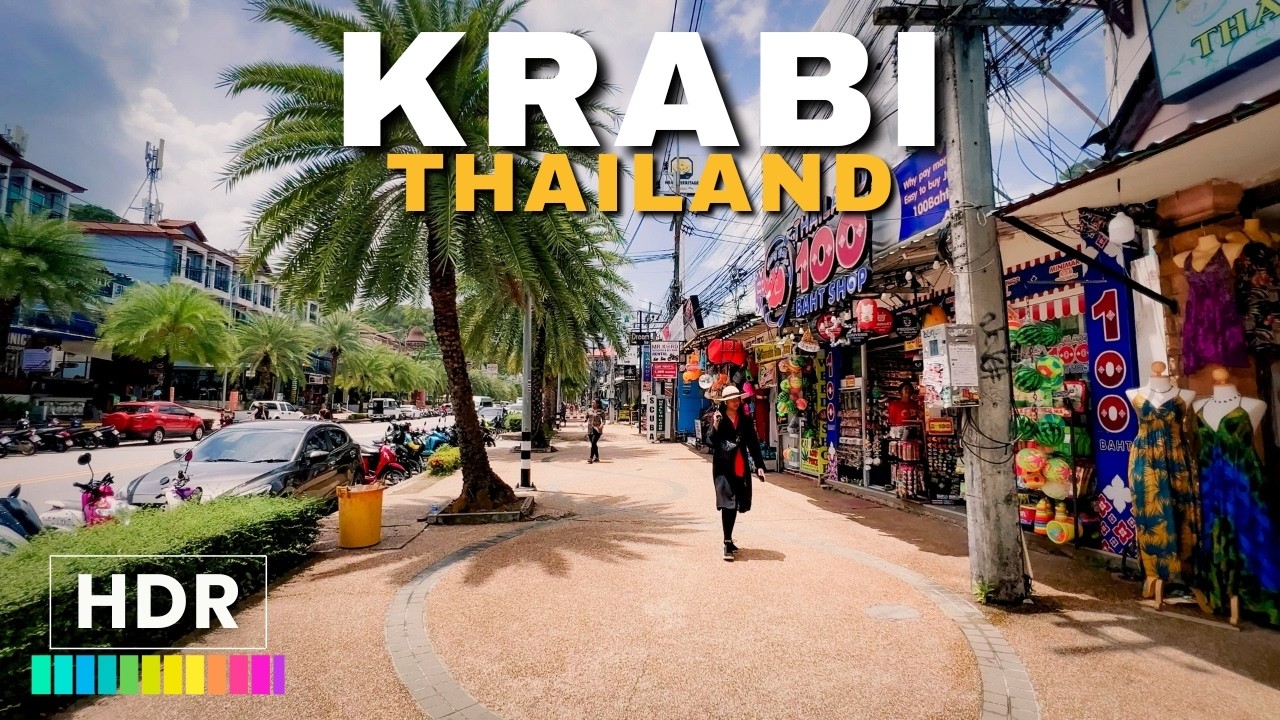 Ultimate Walking Tour of Krabi, Thailand | Ao Nang Beach and Town