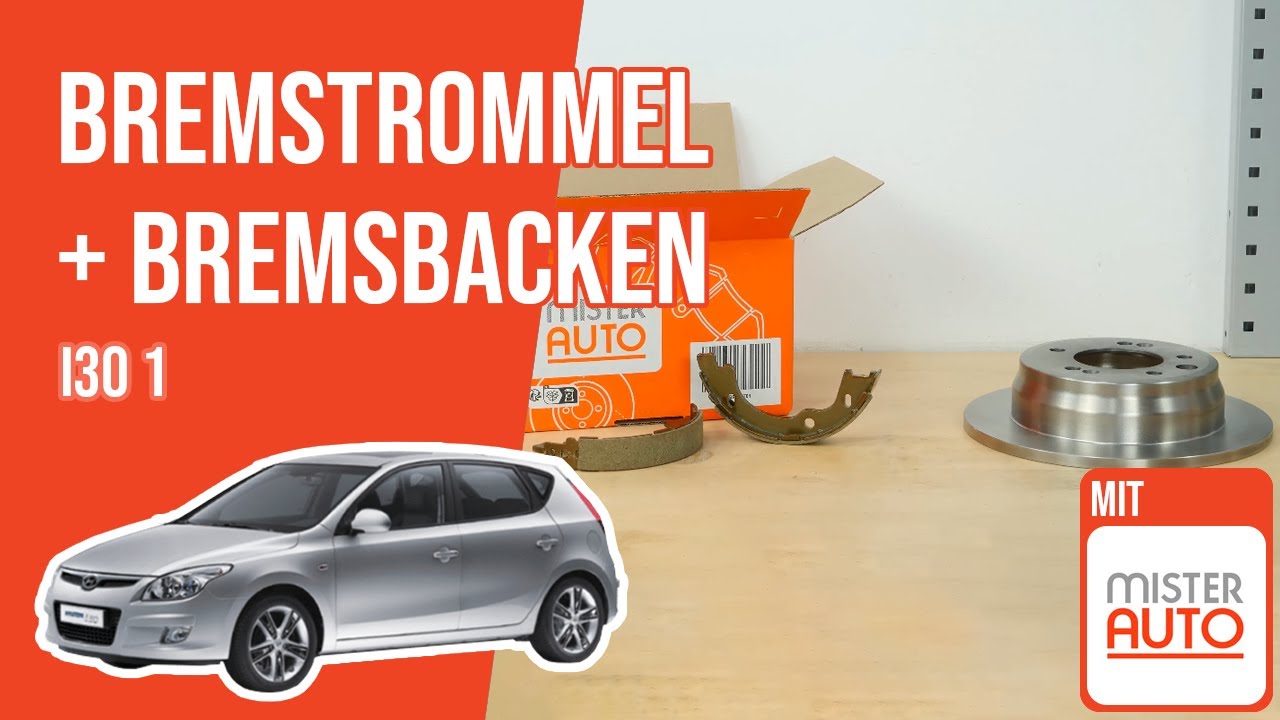 Wie i30 1 hintere Trommelbremse wechseln 🚗