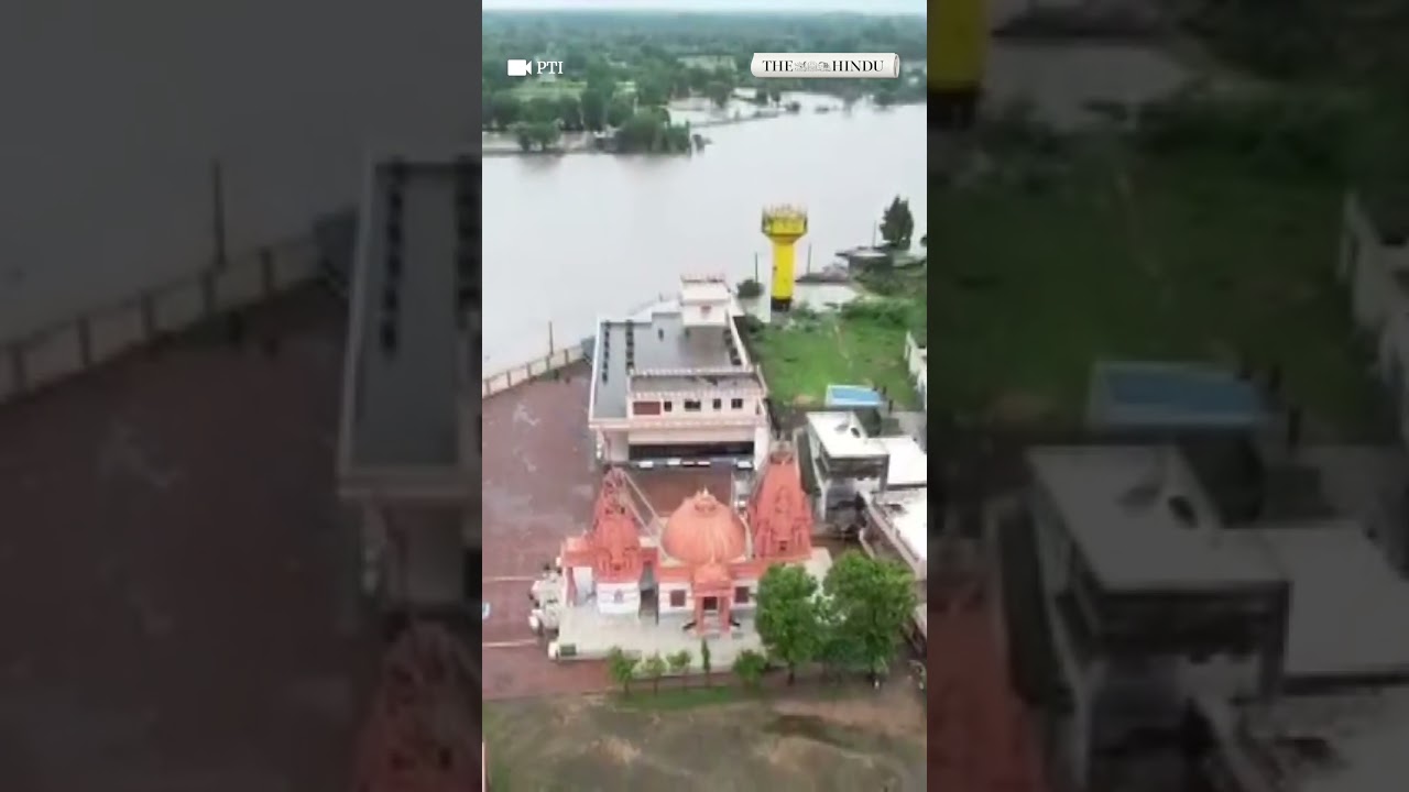Gujarat: Drone visuals of flooded areas in Anand triggered by incessant rain