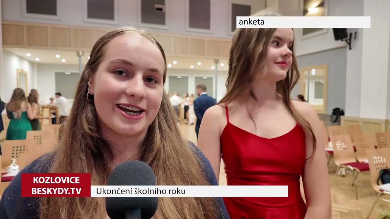 Kozlovice ►  Rozloučení s deváťáky   Ukončení školního roku │ #Beskydy TV │ @BeskydskaTelevize