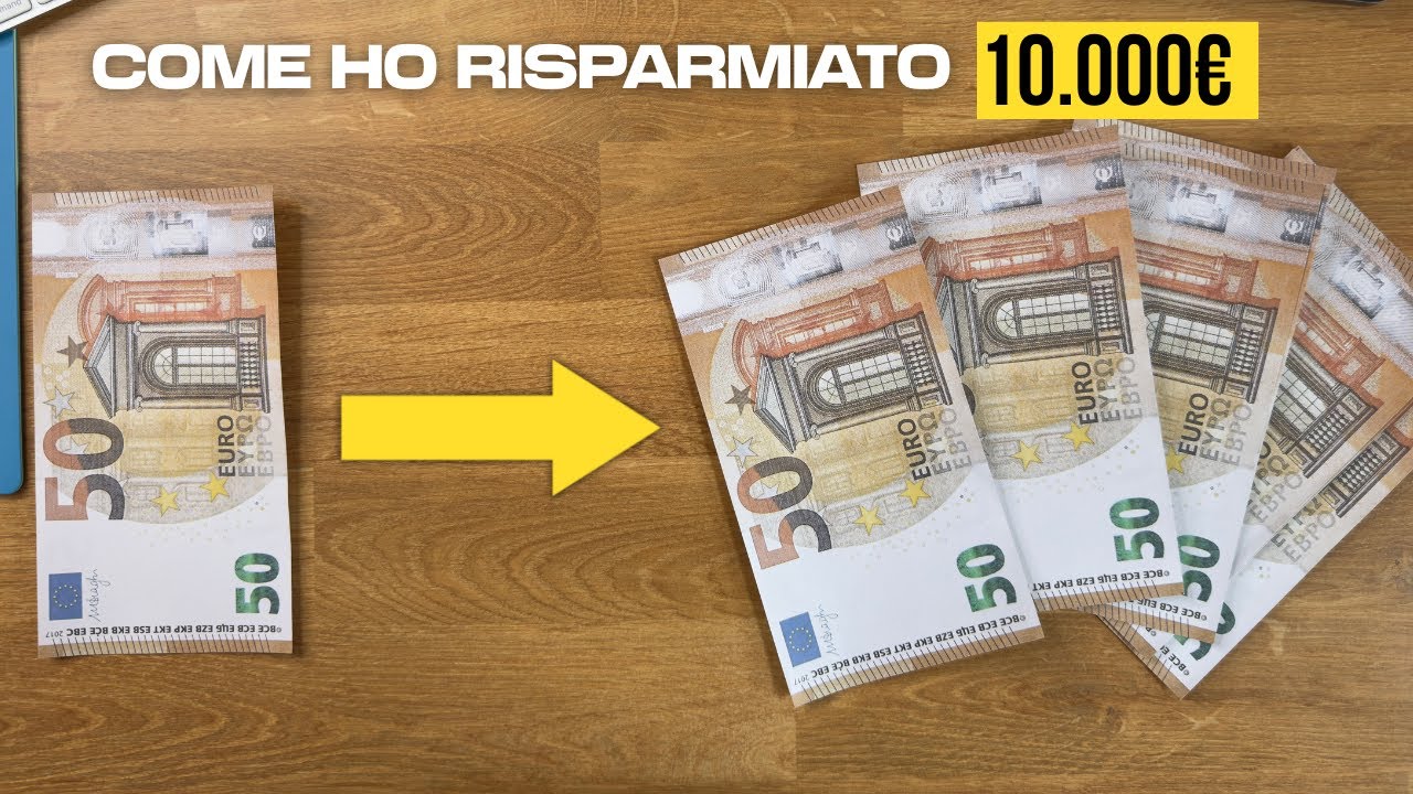 8 MODI per RISPARMIARE 10K EURO in un anno | Finanza Personale