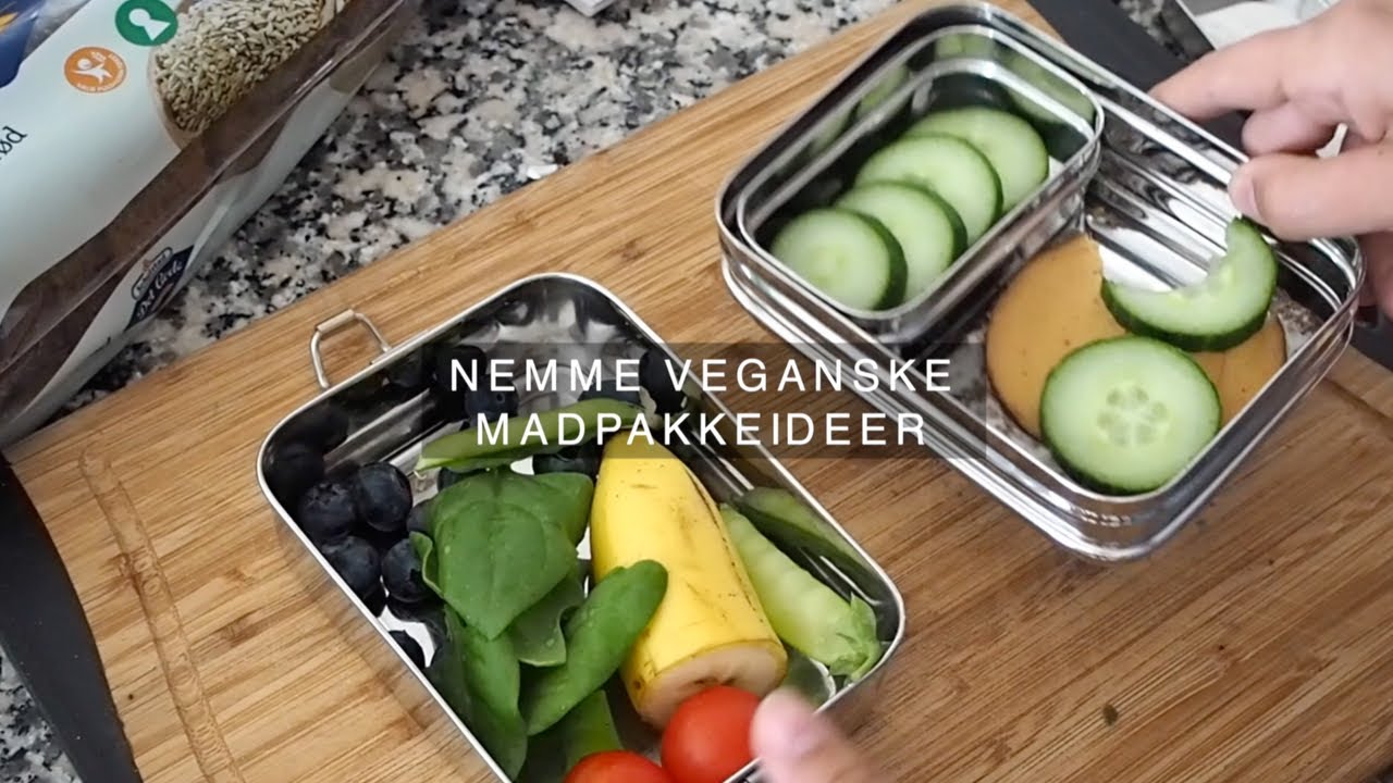 VEGANSKE MADPAKKEIDEER