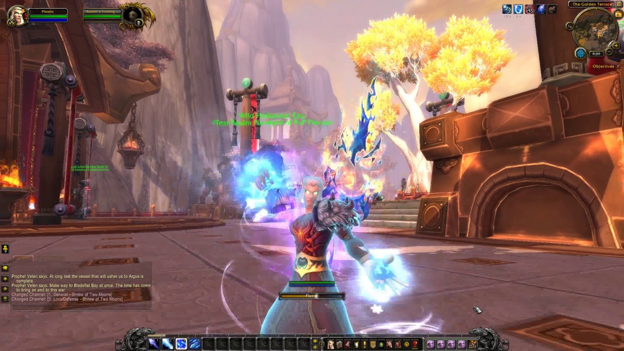 WOW PTR 7.3 - Mage Animation - Blood Elf Male