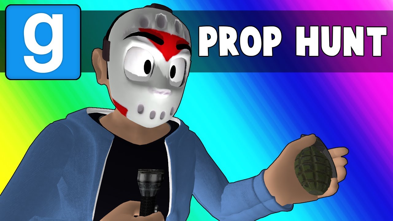 Gmod Prop Hunt Funny Moments - Trashing the Minecraft Kitchen (Garry's Mod)