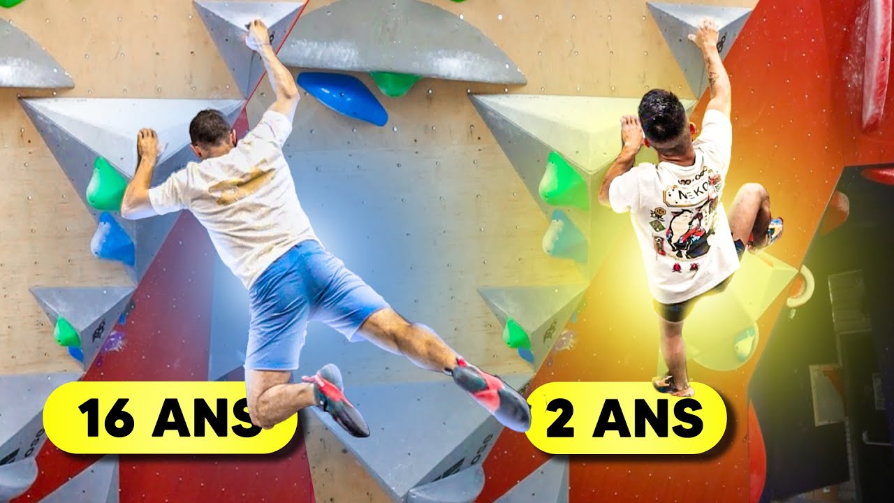 2 ANS vs. 16 ANS EN ESCALADE 🧗🏻