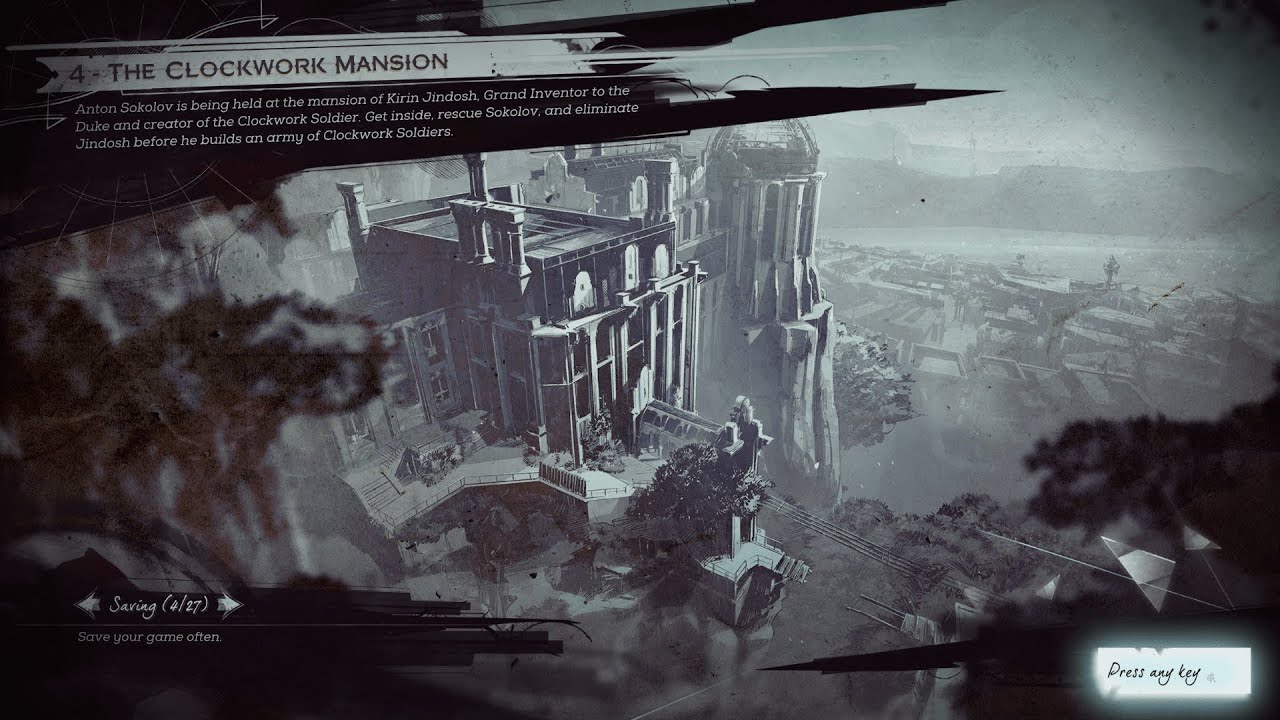Dishonored 2 // M4: The Clockwork Mansion // all coins // Non/Lethal-Ghost 100% // NG+