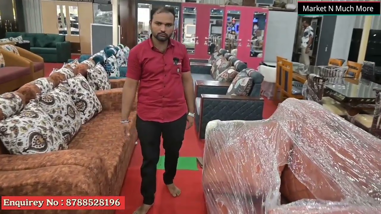 पुण्यात सगळ्यात स्वस्त सोफासेट 10500/- फक्त्त / होलसेल फर्निचर शॉप / Cheapest Furniture Market Pune