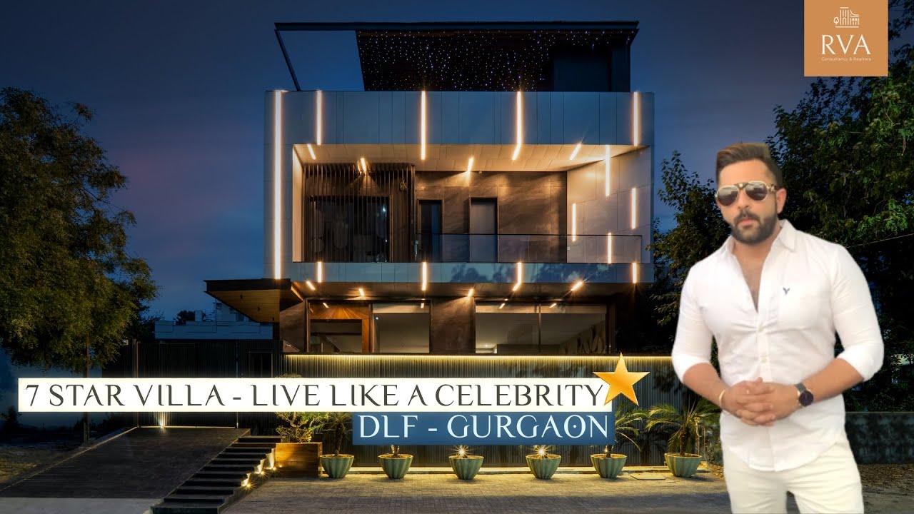 7 Star VILLA ⭐ in DLF - Gurgaon | Live Like a CELEBRITY👑 | Infinity Pool