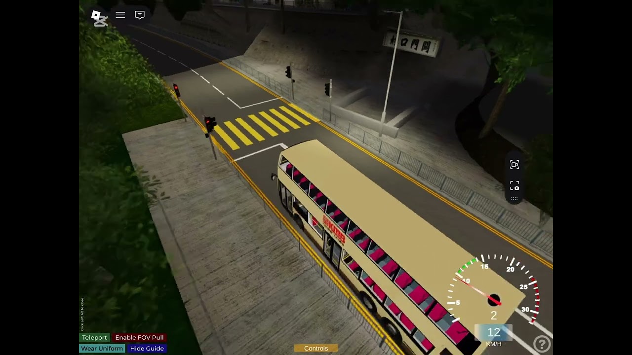 Roblox日記：在新界南駕駛E500 MMC舊頭在我家的附近遊蕩