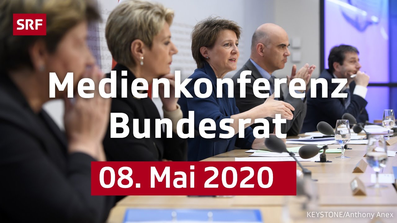 Medienkonferenz des Bundesrats - 08. Mai 2020 | SRF News
