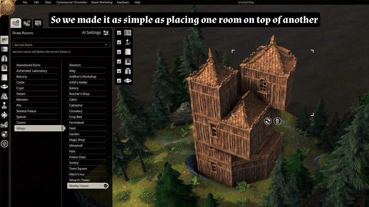 Multi-Level Building Tutorial #dungeonalchemist #dnd