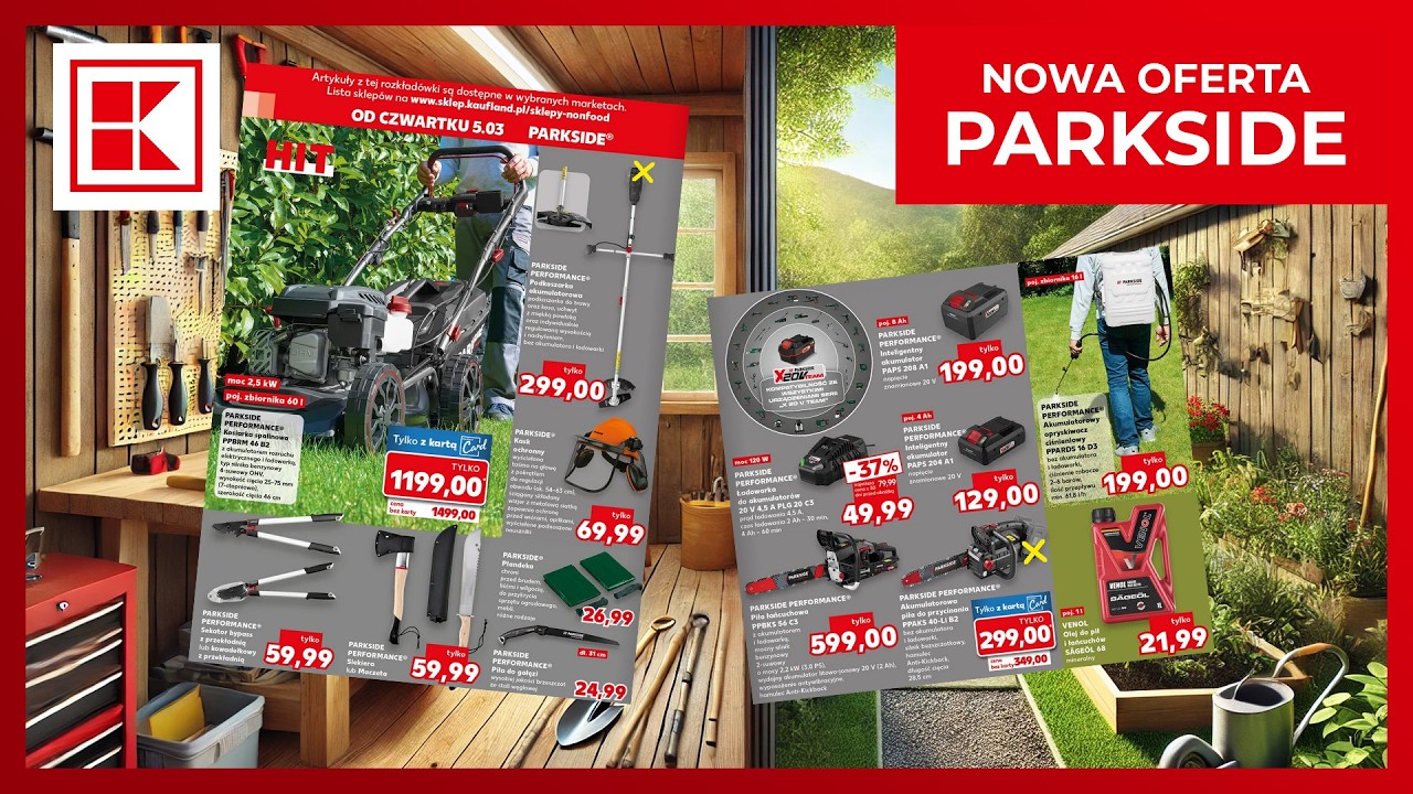 HIT PROMOCJI &ndash; PARKSIDE w Kaufland od 5 marca 2026!  Sprawdź najlepsze narzędzia dla majsterkowicz&oacute;w