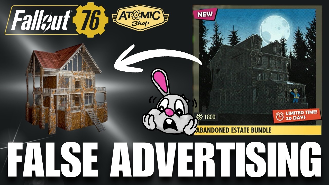 MISLEADING! HONEST atomic shop update review of the abandoned estate bundle | Fallout 76