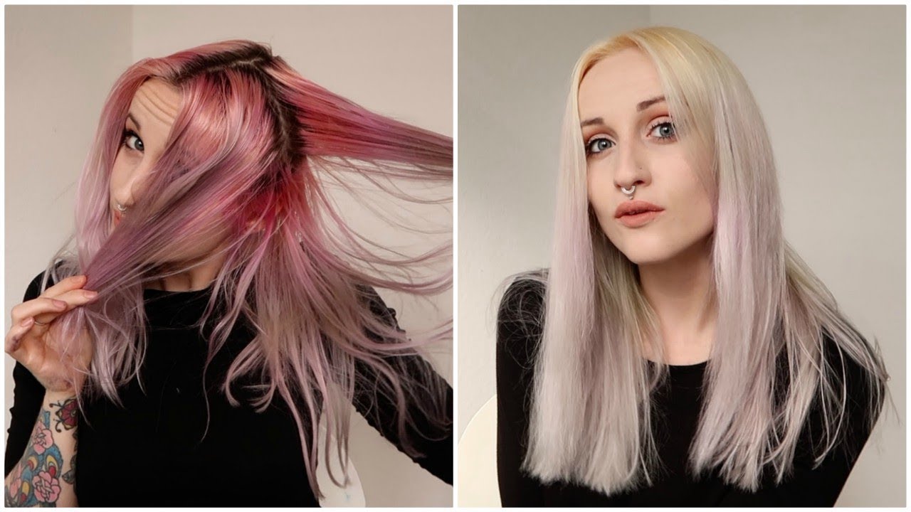 BLEACHING MY ROOTS! | Pastel Pink Hair
