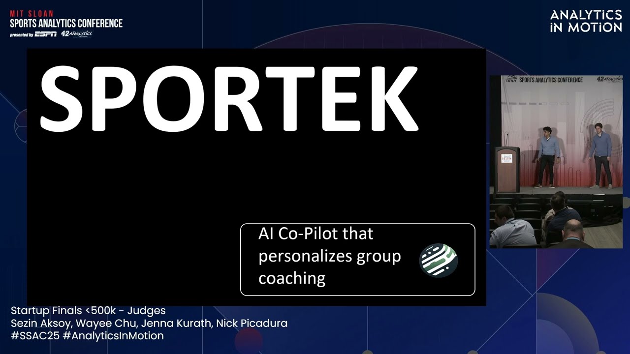 SSAC25: Startup Competition: SPORTEK