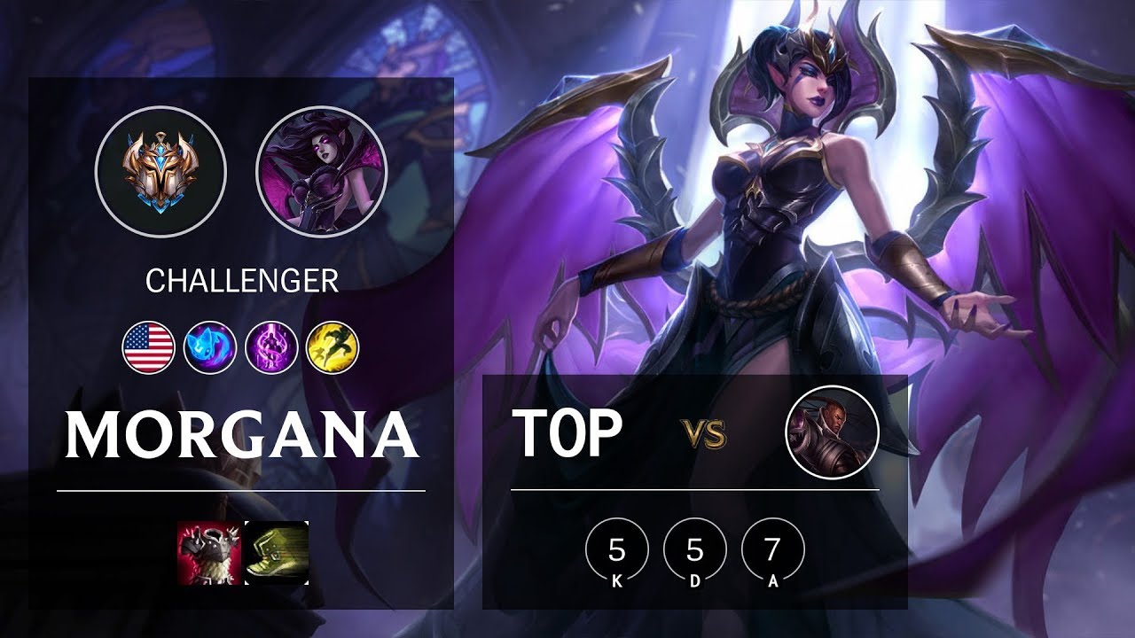 Morgana Top vs Lucian - NA Challenger Patch 10.3