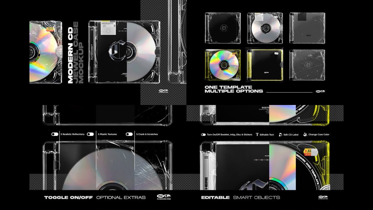 Modern Jewel Case Mockup Stock Graphics - Download at YouWorkForThem