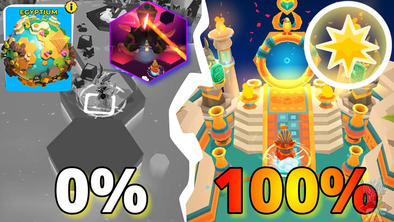 My Little Universe Planet EGYPTIUM Every Energy Crystal 0% to 100%