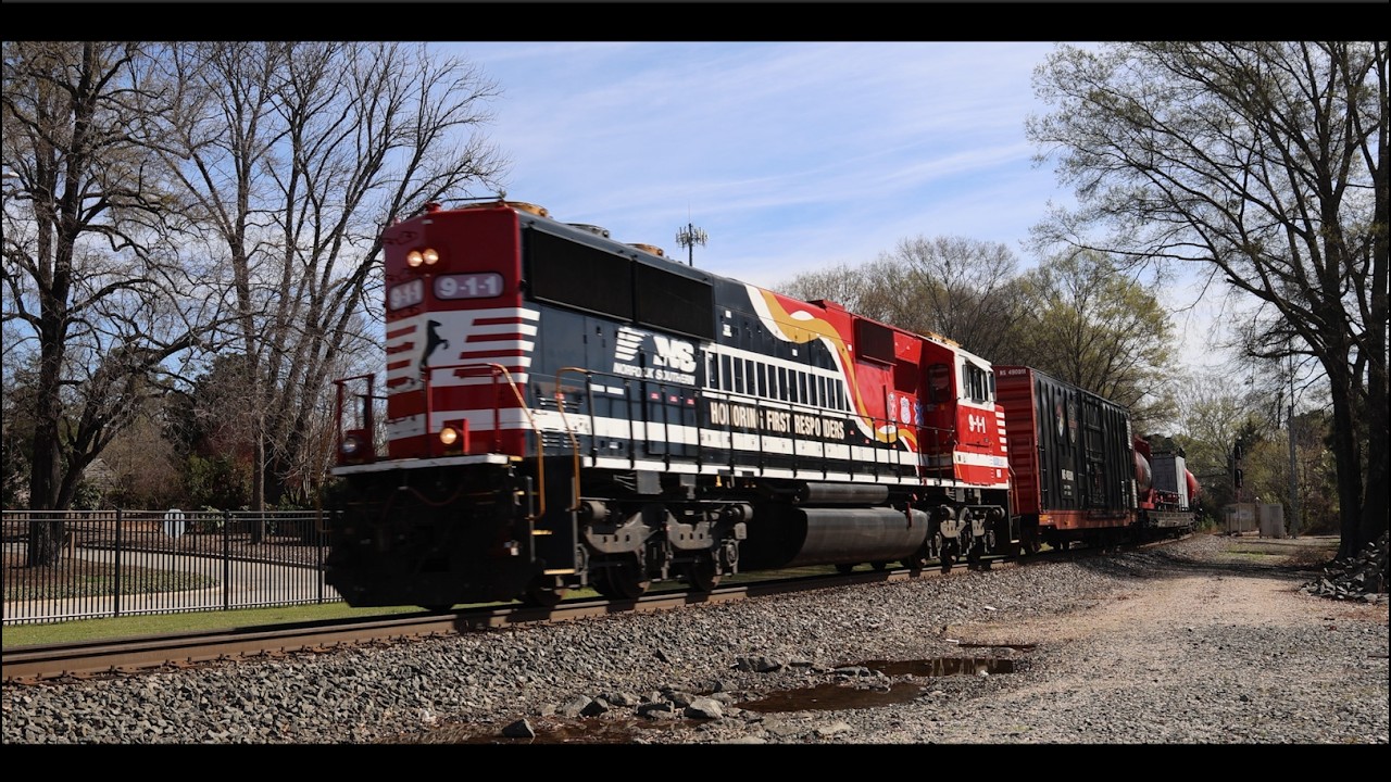 Some Norfolk Southern and Amtrak action in Cary, NC! - 3/14/2026