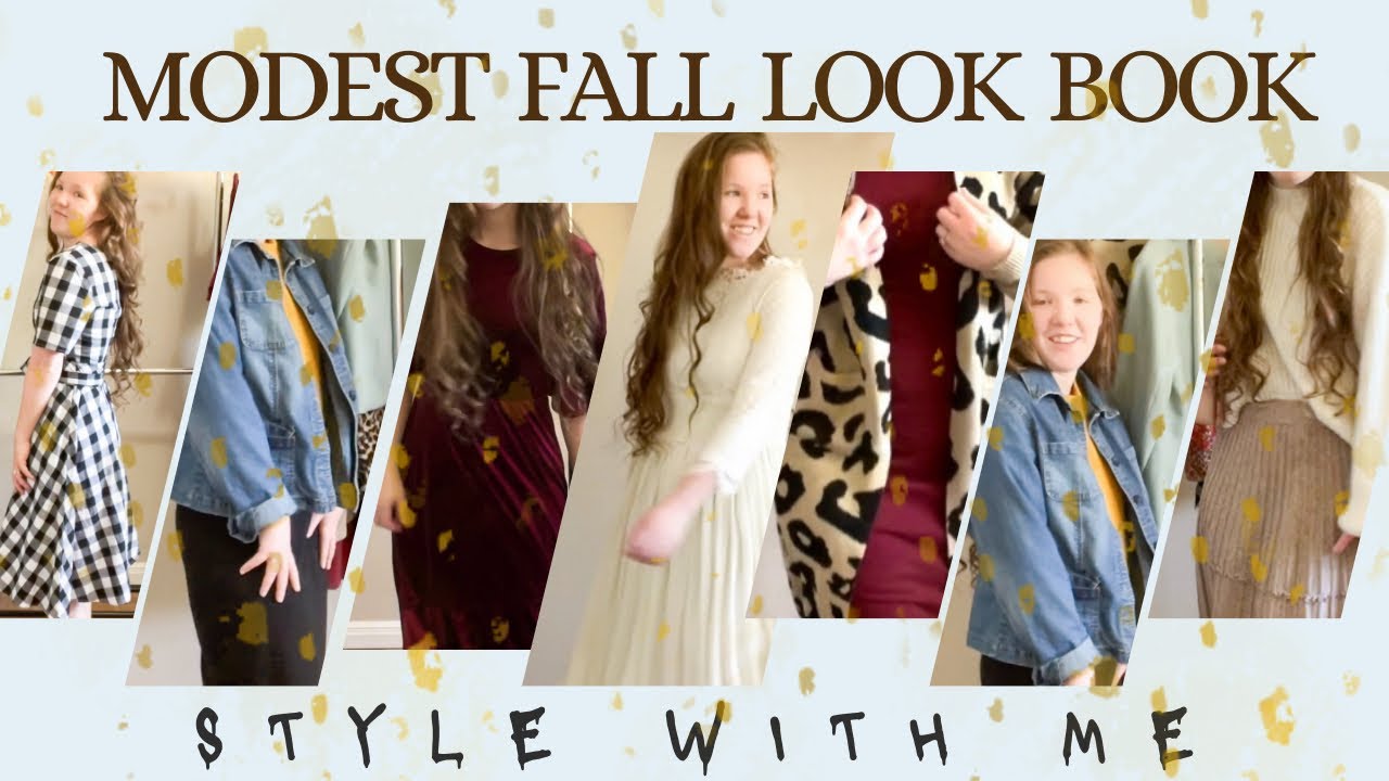 MODEST FASHION FALL LOOK BOOK | 15 + Outfits, Style With Me, Apostolic Pentecostal Mom &  Homemaker