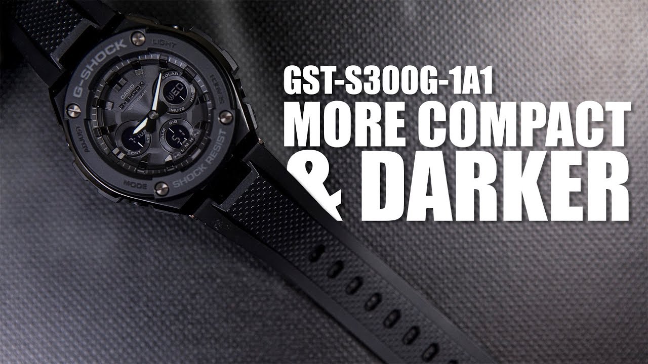 MORE COMPACT & DARKER | G-STEEL GST-S300G-1A1 - unboxing & spec