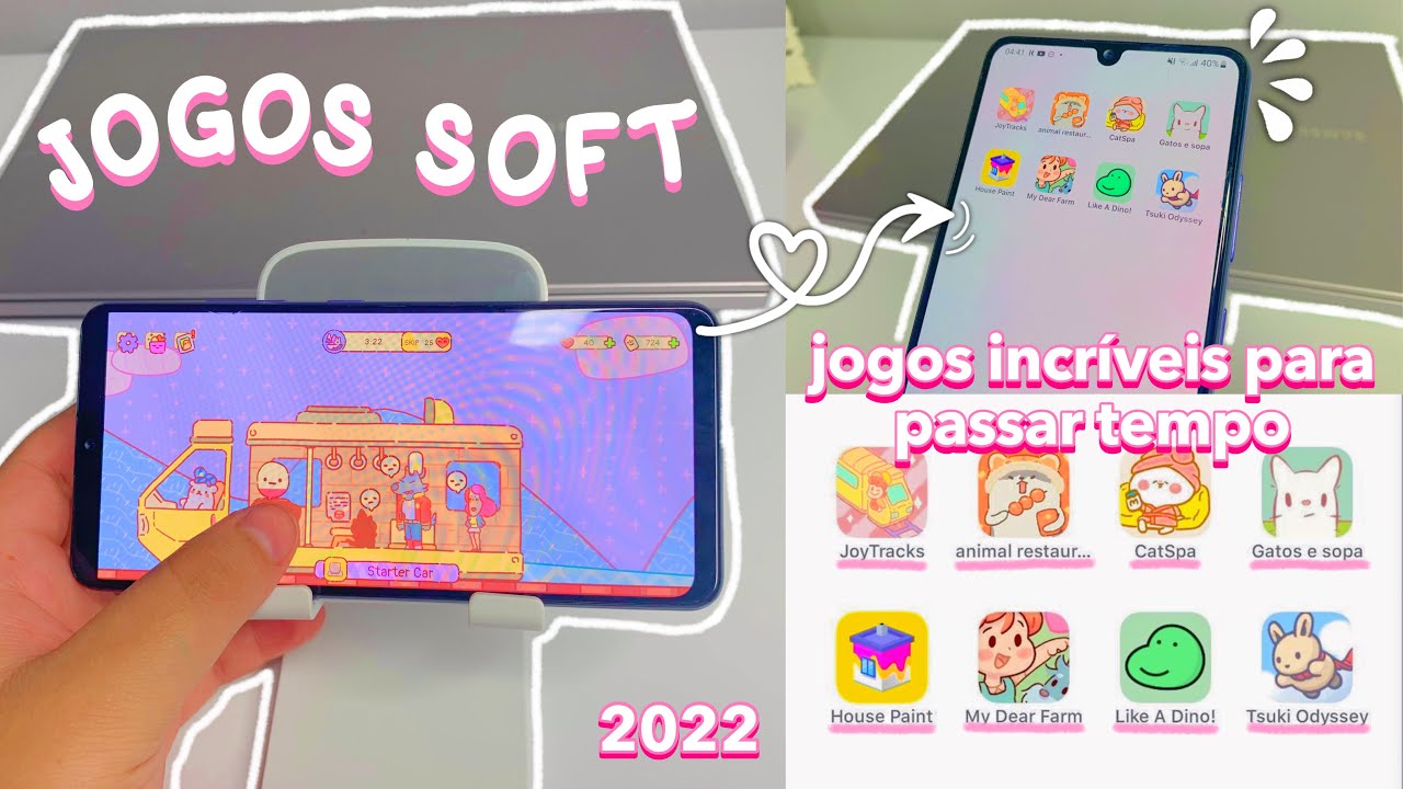 jogos soft e aesthetic para baixar no tédio *2022* 🎮🍡