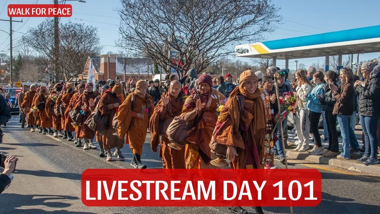 Livestream Day 101 | Walking Toward Ashland, VA for Peace