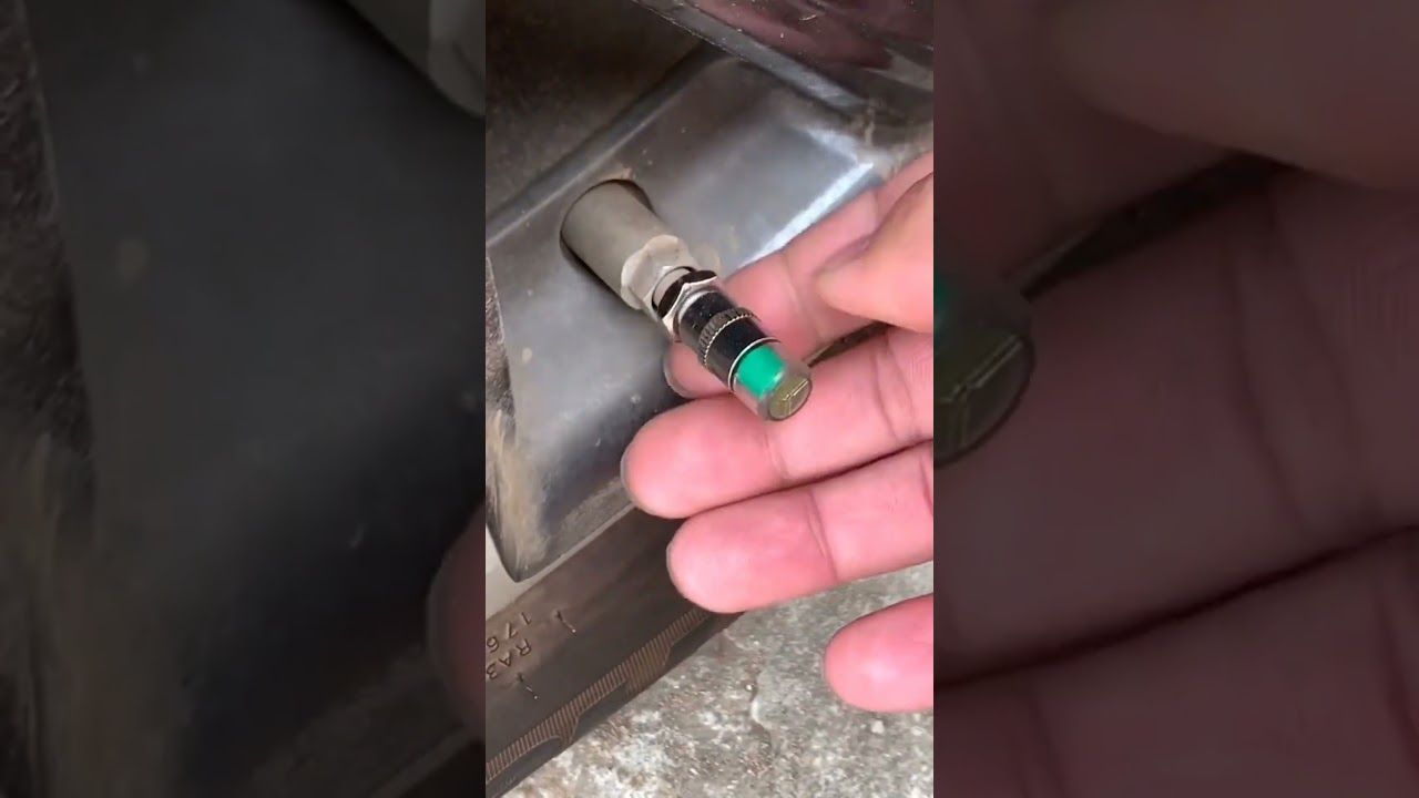 tire pressure indicator cap visually indicates tire pressure #amazon #amazonfinds #caraccessories