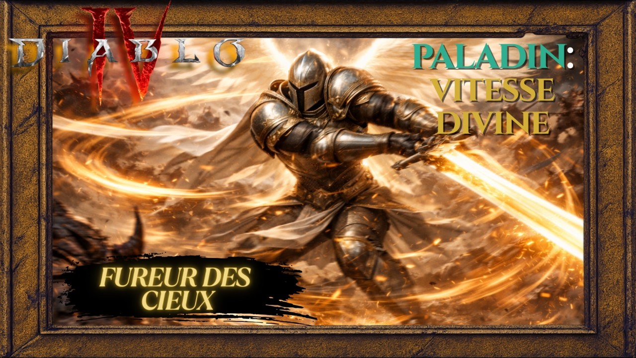 Paladin Vitesse Divine⚡360° Auto-Heal en T4–Le Build Zèle qui Nettoie Tout ! #diablo4 #gaming