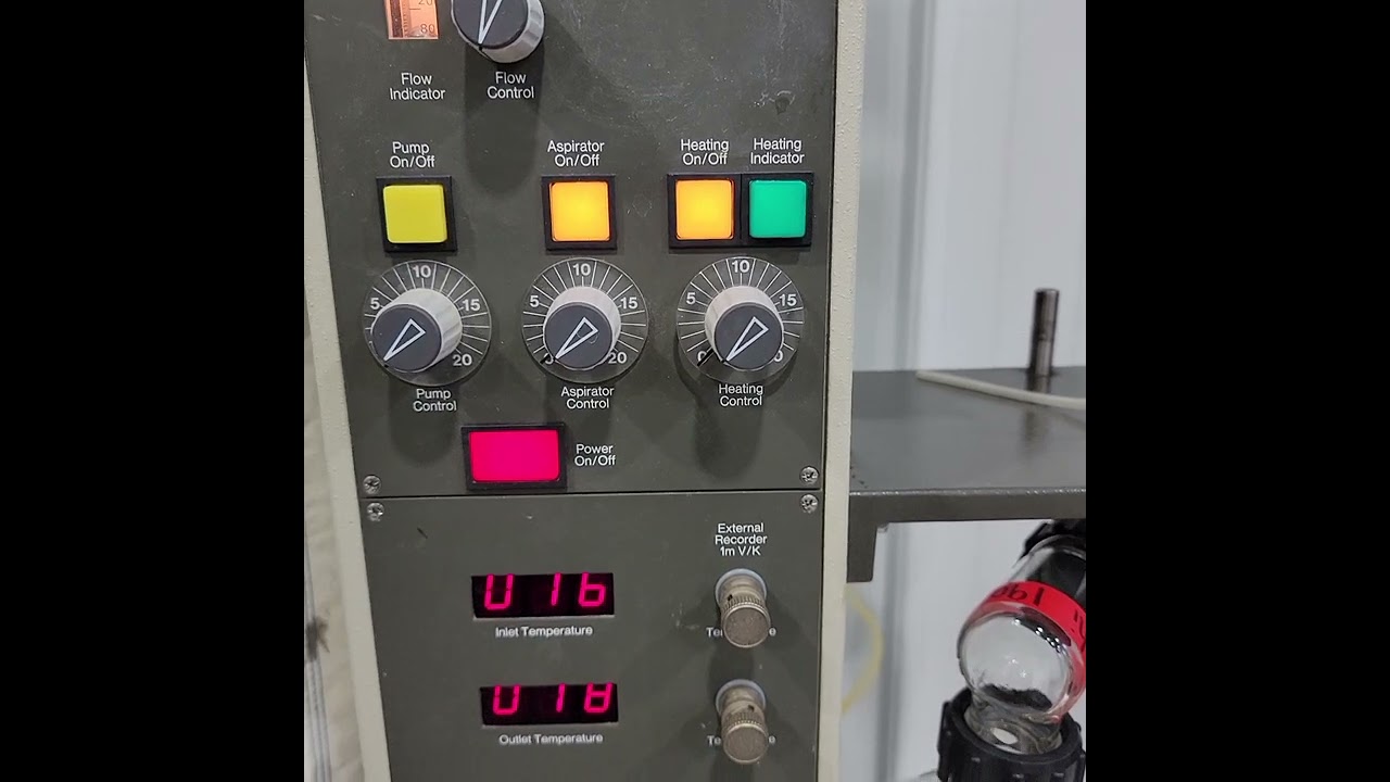 Buchi 190 Mini Spray Dryer System Test
