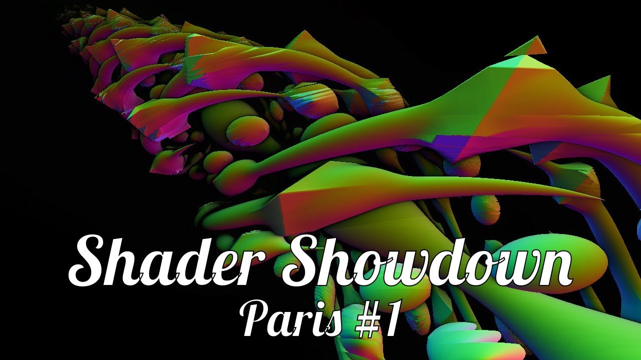 Shader Showdown Paris #1 - Generative design - Live coding