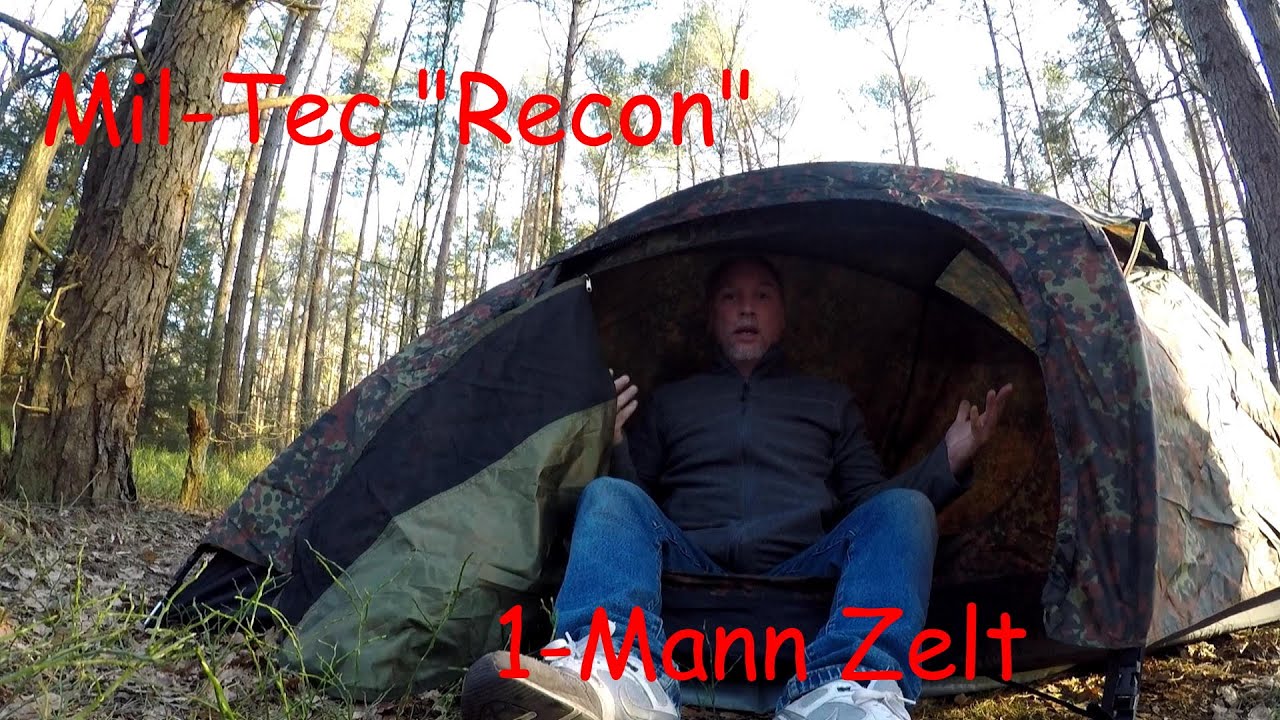 Mil Tec 1- Mann Zelt 
