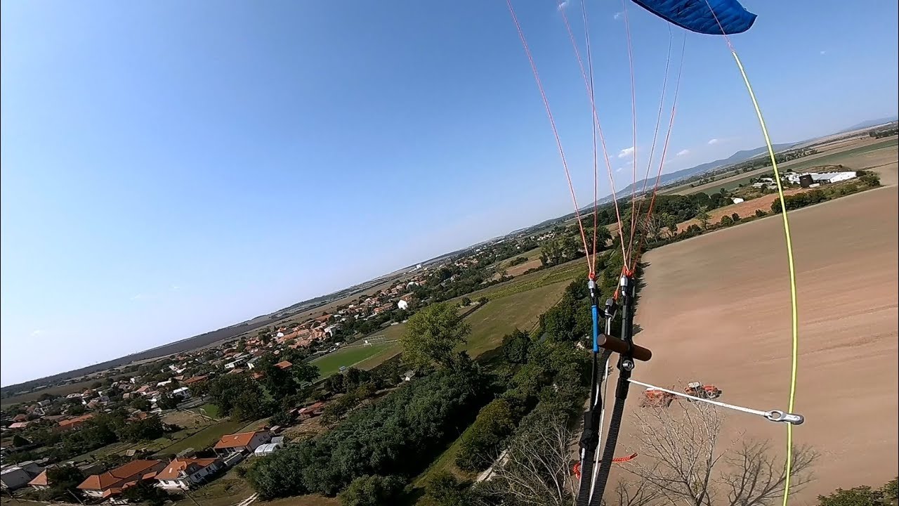 Paragliding low save from 30m