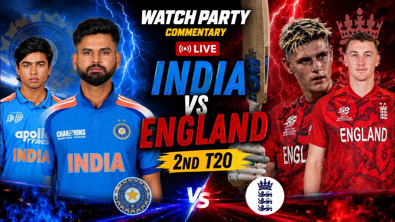 LIVE🔴INDIA vs ENGLAND 2nd T20 VAIBHAV DEBUT ,WATCH PARTY, COMMENTARY @eagleplayzzz777 #live #shorts