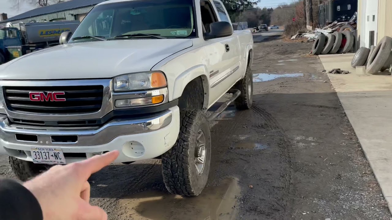 GMC SIERRA 2500HD solid axle swap SAS overview. 60k mile LB7 duramax