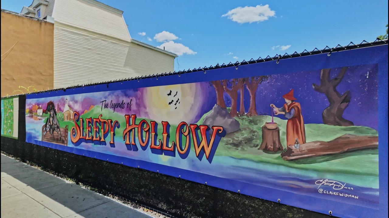 Tarrytown & Sleepy Hollow Walking Tour 4K | Historic Hudson Valley Villages