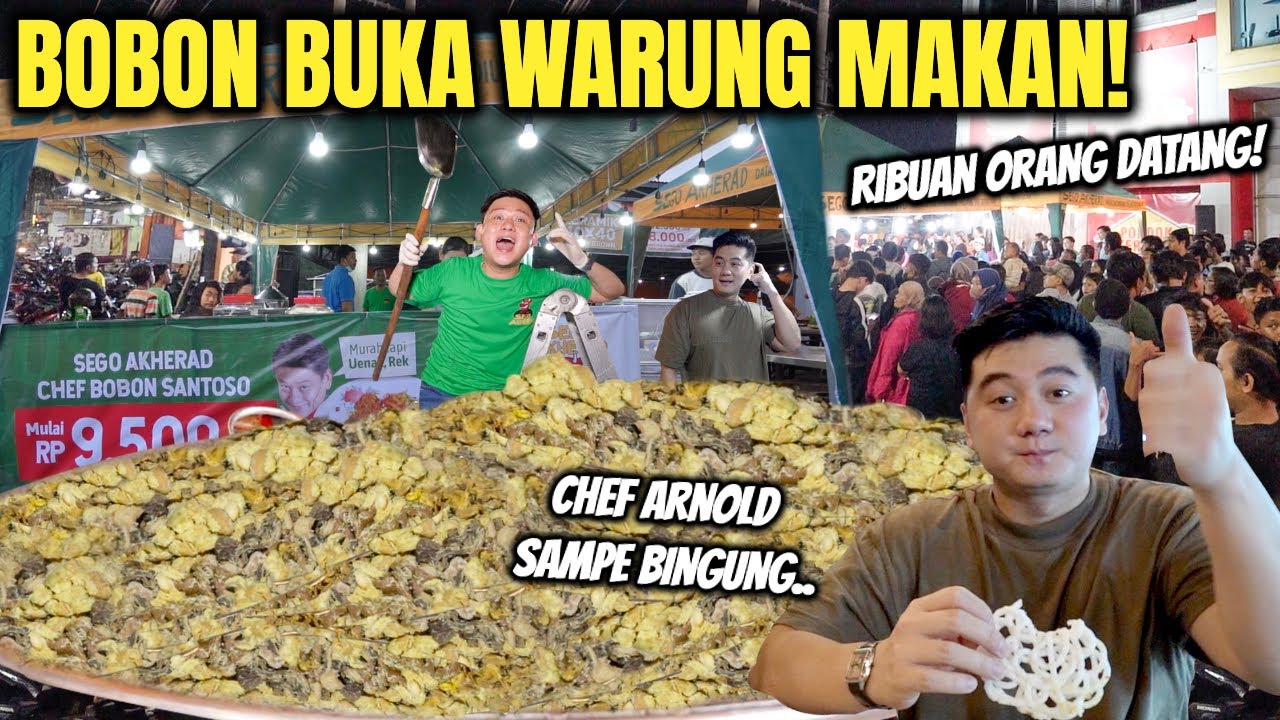 NASI AKHERAD CHEF BOBON! ORANG RELA ANTRI BERJAM - JAM! CHEF ARNOLD TURUN TANGAN.
