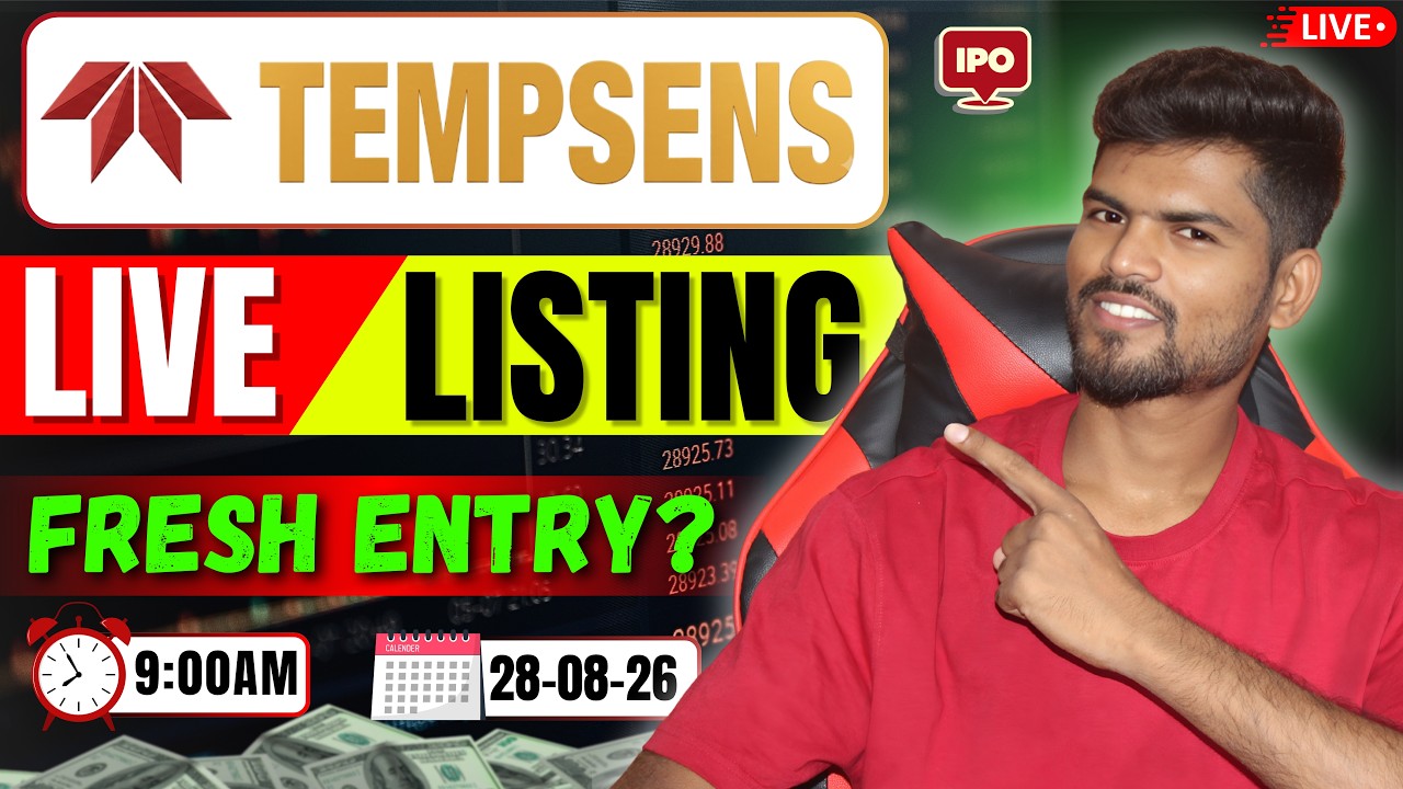 Tempsens Instruments IPO Live Listing 🔥 | Hold or Sell? | Fresh Entry?