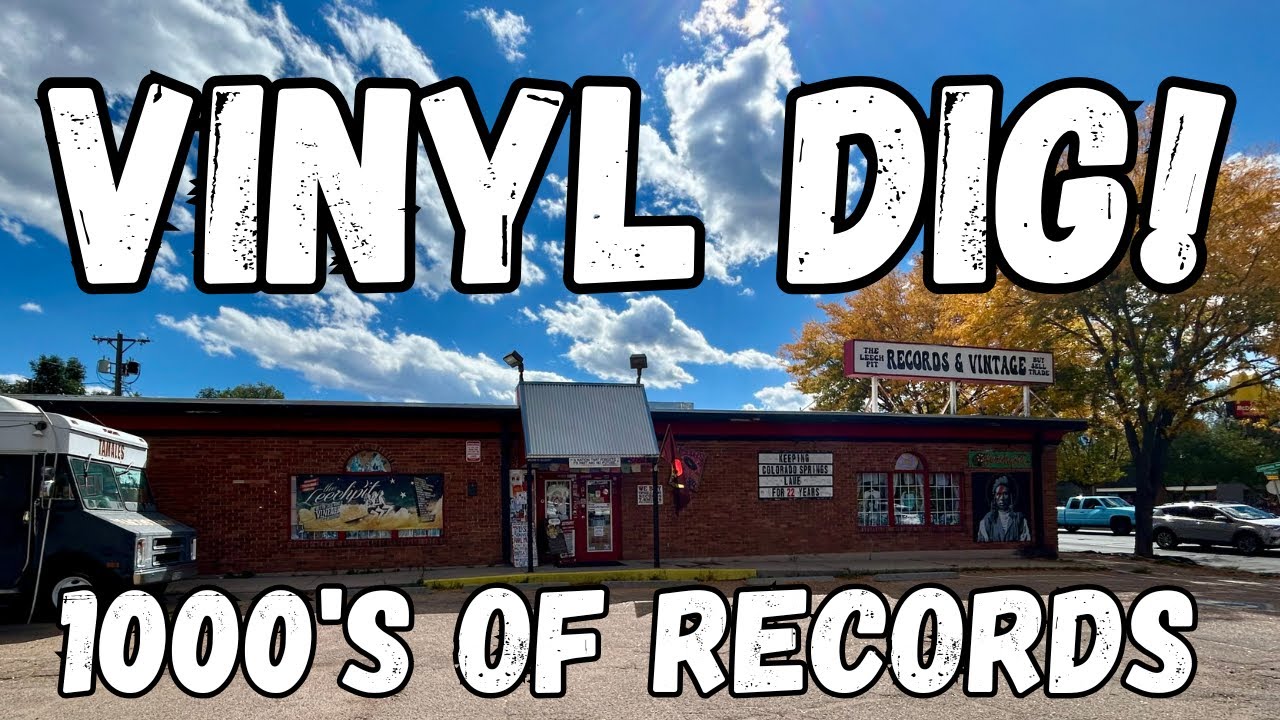 Digging Through Hundreds Of Vintage Vinyl Records at The Leechpit!