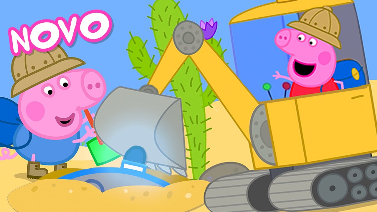 Peppa Pig Português Brasil | Resgate do Carro de Polícia | NOVO Contos da Peppa Pig