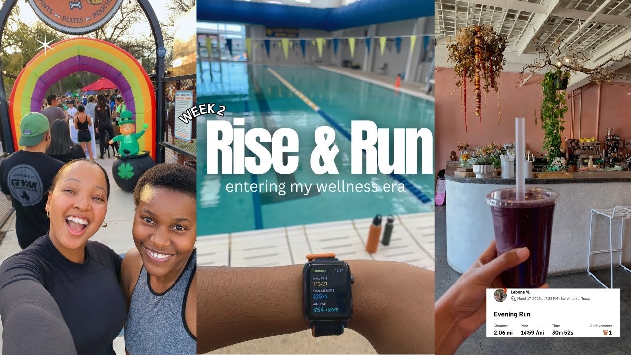 RISE AND RUN 🌞(3): entering my wellness era + staying productive #lebonem