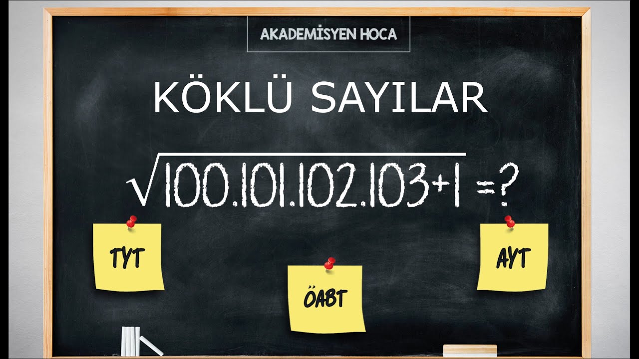 Efsane Kök Sorusu, Özdeşlikler ve Köklü Sayılar, Pratik Çözümler #ÖSYM #köklüsayılar #özdeşlikler